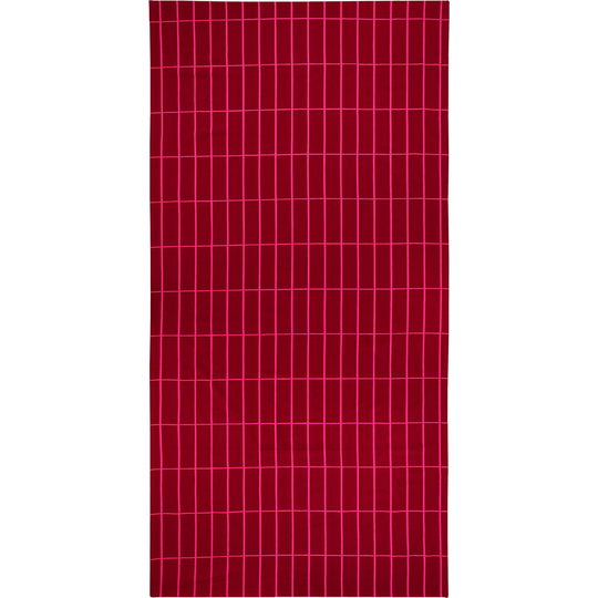 Marimekko Pieni Tiiliskivi bordsduk, 140x280 cm, röd/rosa