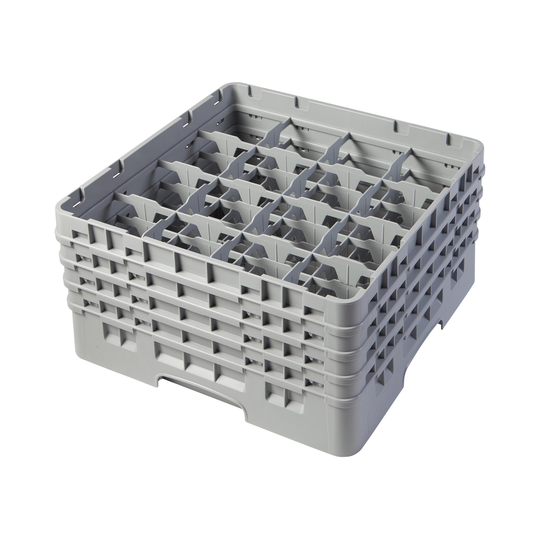 CAMBRO Diskback för glas Camrack - 16 fack - 50 x 50 x 26,7 cm - höjd glas: 21,5 cm
