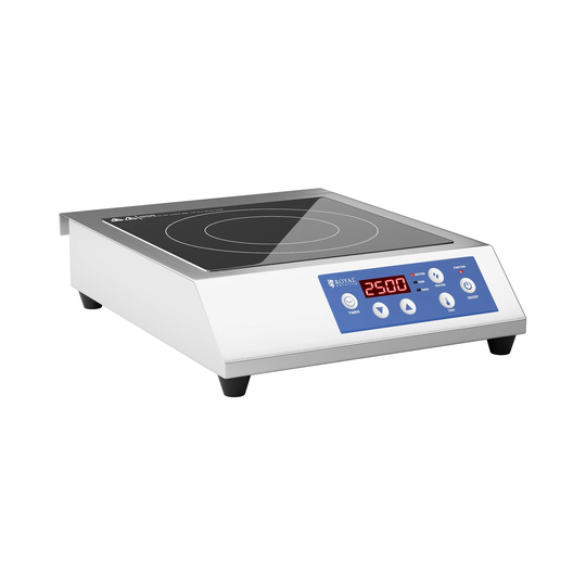 Induktionsplatta - 28 cm - 60-240 °C - Timer