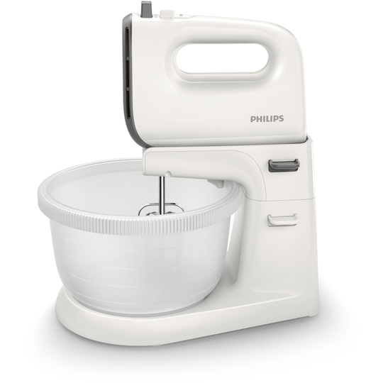 Philips HR3745/00 Elvisp med skål, Grå/vit