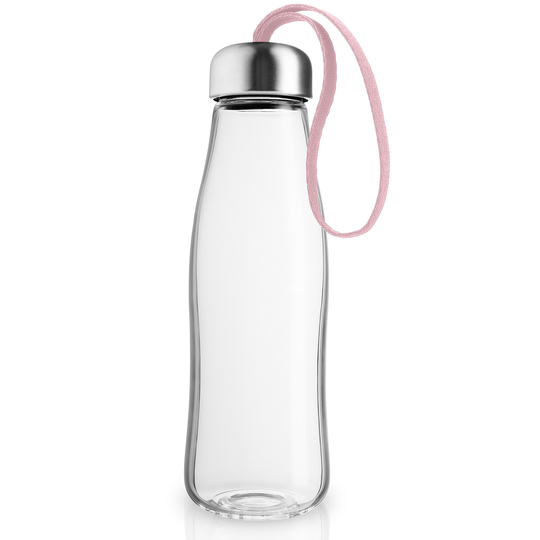 Eva Solo Dricksflaska Glas 0,5 liter, Rose quartz