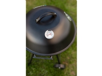 Round grill with lid and thermometer Blaupunkt GC401, black