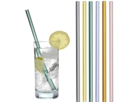 TFA Dostmann sugrör av färgat glas 21 cm Bestik, service, glas