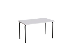 Bord Jerka 322, 1200x700 mm, ljudabsorberande grå laminat, svart ram