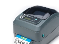 Zebra GX420t - Etikettskrivare - direkt termisk/termisk överföring - Rulle (10,8 cm) - 203 dpi - upp till 152 mm/sek - parallell, USB, seriell - kniv