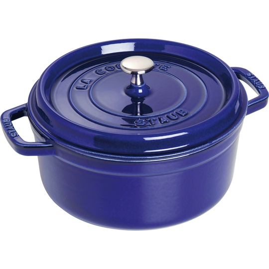 Staub Rund Gryta 24 cm 3,8 liter Blå