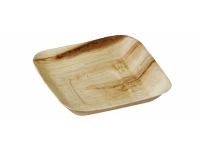 Tallrik palmblad 17x17cm 100 st/pack - (100 st.)