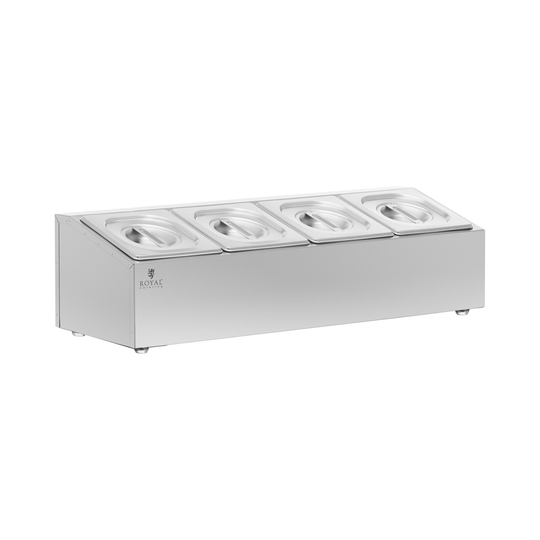 GN-uppsatshylla - 4 GN 1/6 - 7,6 l - Royal Catering