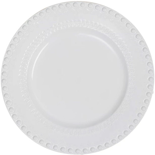 PotteryJo Daisy Middagstallrik 2 st, Vit