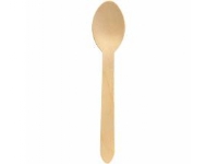 Sked 160 mm Middag Biologiskt nedbrytbart trä,10 pk x 100 pk/krt
