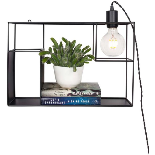 Globen Lighting Vägg/Bord Shelfie Svart
