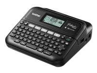 Brother P-Touch PT-D460BTVP - Etikettskrivare - svartvit - termisk överföring - 18 mm bred - 180 dpi - upp till 30 mm/sek - USB, Bluetooth 5.0 - kniv - femradig utskrift, spegeltryck, vertical print, multi-copy printing - svart