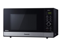 Panasonic NN-GD38 - Mikrovågsugn med grill - 23 liter - 1000 W - rostfritt stål/svart