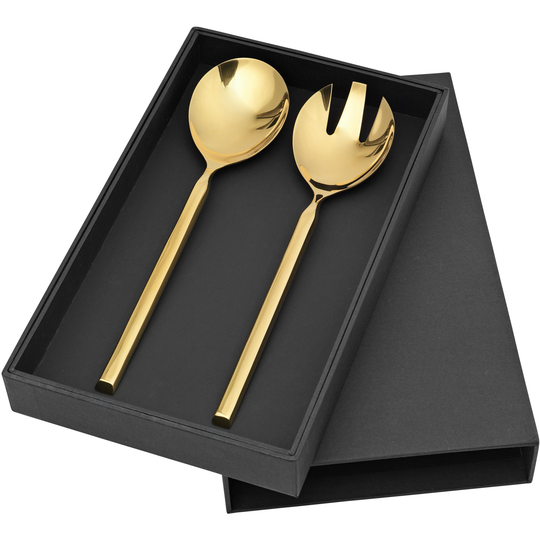 Broste Copenhagen Tvis Titanium Rose Gold, salladsbestick m. 2 delar, stort
