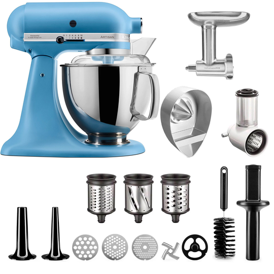 KitchenAid Artisan KSM175SPEVB Köksmaskin + Tillbehörsset, Velvet Blue