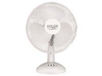 Adler AD 7304, vit, bord, 43,5 dB, 40 cm, 90°, 55 W