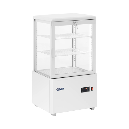 Kyldisk - 58 L - 3 nivåer - Vit - Låsbar