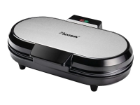 Bestron FUNCOOKING ADWM7300S - Vaffeljern - 1.2 kW - rostfritt stål