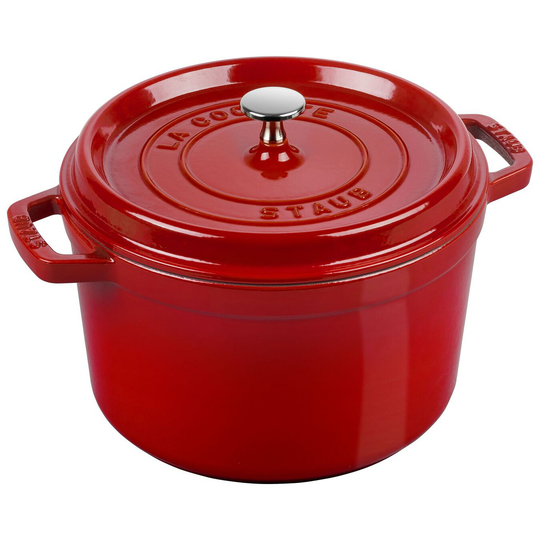 Staub La Cocotte gjutjärnsgryta 4,8 liter, röd
