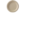 Tallrik 26cm bagass PFAS-fri 50 st/pack - (50 st)