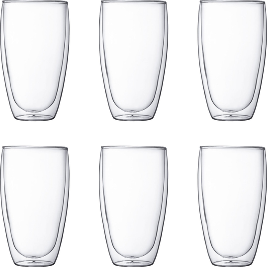Bodum Pavina dubbelväggade Glas 45 cl 6 st.