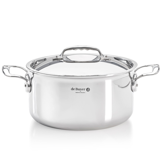 De Buyer Affinity Gryta med lock 28 cm 10,4 Liter