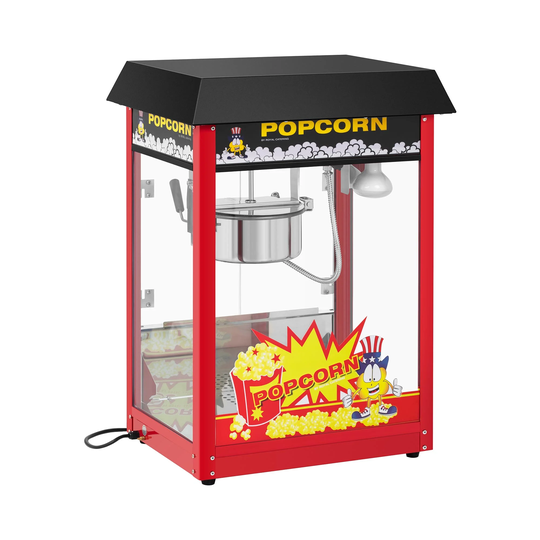 Popcornmaskin - 120 s tillagningstid - Svart tak