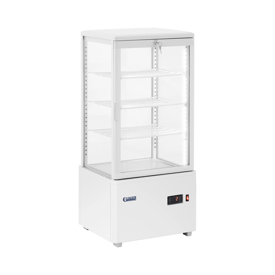 Kyldisk - 78 L - Royal Catering - 4 nivåer - Vit - Låsbar