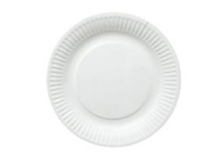 Papperstallrik Catersource Ø18 cm FSC lerbelagd Vit,10 pk x 100 pk/krt