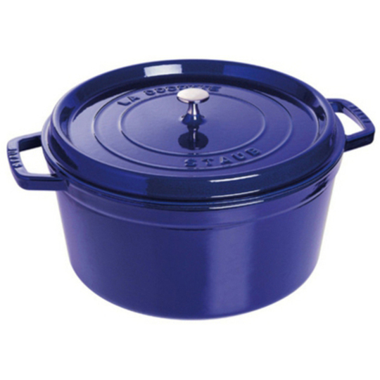 Staub Rund Gryta 30 cm 8,35 liter Blå