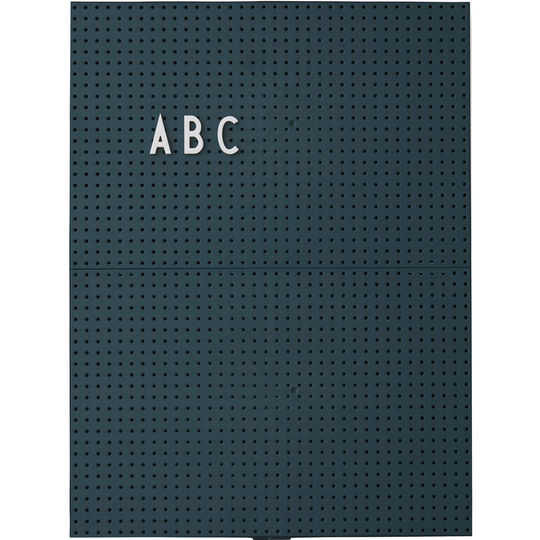 Design Letters Message Board A4, Mörkgrön