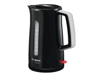 Bosch CompactClass TWK3A013 - Vattenkokare - 1.7 liter - 2.4 kW - svart