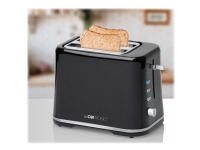 Clatronic TA 3554 - Brödrost - 2 skiva - 2 Kortplatser - svart