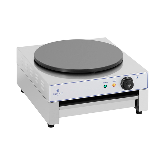 Crepejärn - Ø 400 mm - Royal Catering - 3,000 W - Utdragbar låda