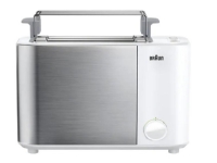 Braun IDCollection HT 5010 - Brödrost - 2 skiva - 2 Kortplatser - vit