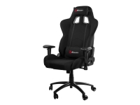Arozzi Inizio - Stol - ergonomisk - armstöd - T-formad - lutning - svängtapp - metall, nylon, tyg - svart