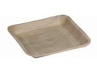 Tallrik palmblad 24x24cm 100 st/pack - (100 st)