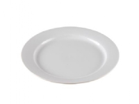 Tallrik Venice Ø21 cm platt porslin vit,6 st/pk
