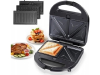 Brödrost Aigostar 750W Svart Sandwich Maker 3 IN 1 VDE/Robin