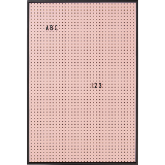 Design Letters Message Board A2, Rosa