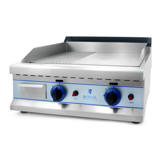 Stekbord gasol - 65 cm - Naturgas - 20 mbar