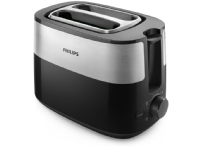 Philips Daily Collection HD2516 - Brödrost - 2 skiva - 2 Kortplatser - svart