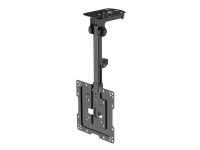 Multibrackets M VESA Flip Down Large - Monteringssats (monteringsplatta, monteringsarm) - för LCD-skärm - svart - skärmstorlek: 23-55 - monterbar i tak, skrivbord, under skåp