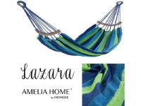 AmeliaHome Hammock LAZARA, Multicolor: blue/green, 240x150 cm
