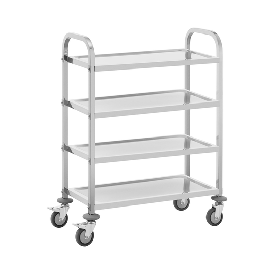 Serveringsvagn - 4 hyllor - 69 x 39,5 x 3 cm - 108 kg - Royal Catering