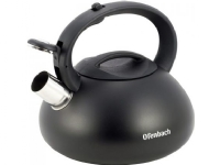 Ofenbach Black steel kettle with a whistle 2.5L induction gas