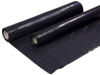 Plast svart 0,07mm x 2m x 50m PE 6,44kg vikta 1 gång - (50 meter per rulle)