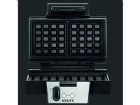 Krups F DK2 51 - Vaffeljern - 850 W - sort/rustfrit stål