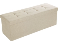 Songmics OTTOMAN/BEIGE/110X38X38CM