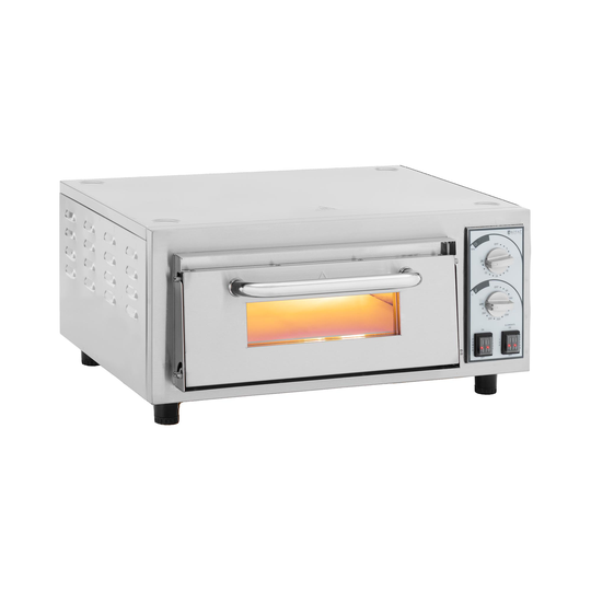 Pizzaugn - 1 kammare - 2200 W - Ø 35 cm - Eldfast sten - Royal Catering